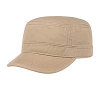 Stetson Gosper Army Urban Cappellino da Donna/Uomo - Capellino Army in Cotone - Cappellino Militare con Protezione UV - Cappello Estivo e Invernale - Berretto Beige Scuro M (56-57 cm)