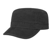 Stetson Gosper Army Urban Cappellino da Donna/Uomo - Capellino Army in Cotone - Cappellino Militare con Protezione UV - Cappello Estivo e Invernale - Berretto Nero L (58-59 cm)