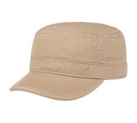 Stetson Gosper Army Urban Cappellino da Donna/Uomo - Capellino Army in Cotone - Cappellino Militare con Protezione UV - Cappello Estivo e Invernale - Berretto Beige Scuro L (58-59 cm)