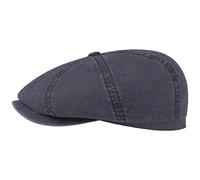 Stetson Hatteras Berretto a Palloncino in Cotone sostenuto bio - Coppola da Uomo - con Protezione UV 40 - Berretto in Taglia S-XXL (54-63 cm) - Primavera/Estate Blu S (54-55 cm)