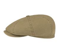 Stetson Hatteras Berretto a Palloncino in Cotone sostenuto bio - Coppola da Uomo - con Protezione UV 40 - Berretto in Taglia S-XXL (54-63 cm) - Primavera/Estate Kaki M (56-57 cm)