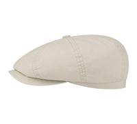 Stetson Hatteras Berretto a Palloncino in Cotone sostenuto bio - Coppola da Uomo - con Protezione UV 40 - Berretto in Taglia S-XXL (54-63 cm) - Primavera/Estate Beige S (54-55 cm)