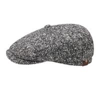 Hatteras Donegal Tweed Cap by Stetson nero 58 cm