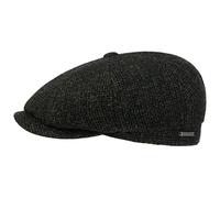 Stetson Hatteras Shetland Lana Coppola - Berretto con Visiera da Uomo - Coppola in Lana - con Fodera Interna in Cotone - Berretto Maschile Autunno/Inverno Oliva 61 cm