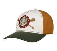 Stetson Home Run Academy Cappellino da baseball, da donna/uomo, con fibbia in metallo, fodera, primavera, estate, autunno, inverno, primavera, estate, autunno, inverno, bianco-verde, Taglia unica