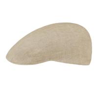 Stetson Coppola in Lino Madison Donna/Uomo - Berretto Cappello Piatto con Visiera, Fodera Estate Primavera/Estate - 59 cm Beige
