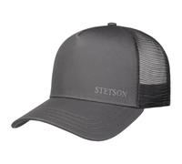 Stetson Moonshine Jamboree Trucker cap Uomo - Berretto in Rete Regolabile - Cappellino da Baseball con Fodera in 100% Cotone - Snapback con Rete Estate/Inverno, Since 1865 Grigio, 56/60 cm
