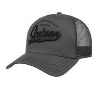 Stetson Moonshine Jamboree Trucker cap Uomo - Berretto in Rete Regolabile - Cappellino da Baseball con Fodera in 100% Cotone - Snapback con Rete Estate/Inverno, Since 1865 Grigio, 56/60 cm