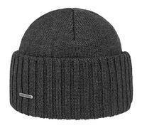 Stetson Northport Berretto Invernale in Lana Merino - Made in Italy - Cappello da Marinaio da Donna/Uomo - Berretto di Lana Autunno/Inverno - Antracite Taglia Unica