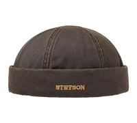 Stetson Old Cotton Inverno Berretto da Portuale Uomo - Berretto Maschile Idrorepellente - Berretto Foderato (Pile) - Berretto da Pescatore Autunno/Inverno Marrone M (56-57 cm)