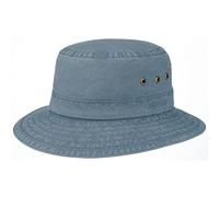 Stetson Reston Cappello da Pescatore Donna/Uomo - Vacanza Estivo Estate Primavera/Estate - L (58-59 cm) Blu Scuro