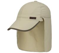 Stetson Sanibel Outdoor Baseball cap Donna/Uomo - Cappellino Estivo Protezione UV con Visiera, Fodera, pistagna Primavera/Estate Estate - XL (60-61 cm) Beige
