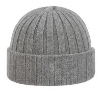 Stetson Berretto in Cachemire Surth Donna/Uomo - Beanie Lavorato a Maglia con Risvolto Autunno/Inverno - Taglia Unica Grigio