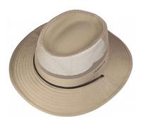 Stetson Takani Cappello Safari Donna/Uomo - Trekking Outdoor Mesh con sottogola Estate/Inverno Primavera Estate Autunno Inverno - XL (60-61 cm) Beige