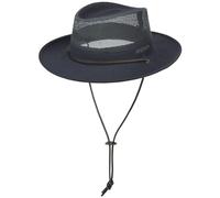 Stetson Takani Cappello Safari Donna/Uomo - Trekking Outdoor Mesh con sottogola Estate/Inverno Primavera Estate Autunno Inverno - XL (60-61 cm) Blu Scuro