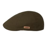 Stetson Cappello Coppola Texas Waxed Cotton WR Uomo - Visiera, Fodera - M (56-57) Oliva