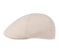 Stetson Texas Coppola in Cotone Uomo - Berretto Piatto Cappello Cotton cap con Visiera Primavera/Estate - L (58-59 cm) Natura