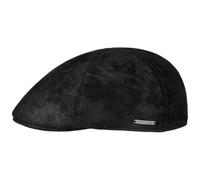 Stetson Texas Coppola Pelle Uomo Gatsby Piatto Berretto Foderato Estate Inverno