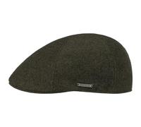 Stetson Texas Wool Gatsby cap Coppola Uomo - Berretti Piatti Cappello Piatto Berretto Becco Anatra con Visiera, Fodera, Fodera Inverno Autunno/Inverno - XXL (62-63 cm) Oliva