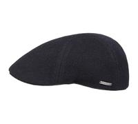 Stetson Texas Wool Gatsby cap Coppola Uomo - Berretti Piatti Cappello Piatto Berretto Becco Anatra con Visiera, Fodera, Fodera Inverno Autunno/Inverno - M (56-57 cm) Blu
