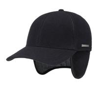 Stetson Vaby Earflap Fullcap con Cachemire Uomo - Berretto con Visiera e coprinuca - Berretto da Baseball con paraorecchie - Cappellino in Lana Autunno/Inverno Blu Scuro S (54-55 cm)