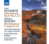 Stevanato Luca – Quartetti per oboe Op.8 n.1,3 e 4 – Stamitz / Michael Haydn – CD – NAXOS