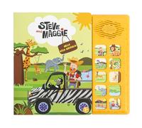Steve and Maggie Sing-Alongs - Libro sonoro a 10 pulsanti, giocattoli educativi e didattici, libri interattivi per bambini, 3-8 regali per ragazzi e ragazze (6-Hello Wild Animals)