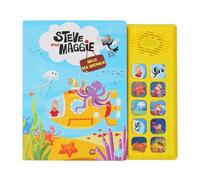 Steve and Maggie Sing-Alongs - Libro sonoro a 10 pulsanti, giocattoli per l'apprendimento e l'educazione, libri interattivi per bambini, 3-8 regali per ragazzi e ragazze (4 animali marini Hello Mar)
