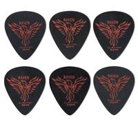 Steve Clayton Black Raven - Plettri per chitarra, confezione da 12
