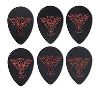 Steve Clayton Black Raven - Plettri per chitarra, confezione da 12