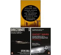 Steve Coll 3 Books Collection Set (The Achilles Trap [Hardcover], Ghost Wars, Directorate S)