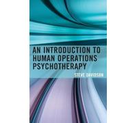 Steve Davidson An Introduction to Human Operations Psychother (Copertina rigida)