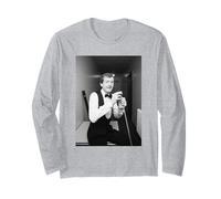 Steve Davis Snooker 6 Volte Campione del Regno Unito 1985 Maglia a Manica