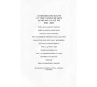 Steve Gilbert Landmark Decisions of the United States Supreme Court (Tascabile)