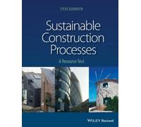 Steve Goodhew Sustainable Construction Processes (Tascabile)