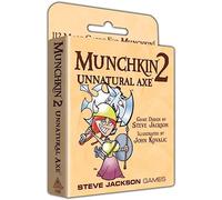 Steve Jackson Games | Munchkin: 2 Unnatural Axe | Expansion for the Hilarious Fast-Paced Card Game | Fantasy Adventure for 3 to 6 Players | Ages 10 and Up | English