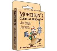Steve Jackson Games | Munchkin 3: Clerical Errors | L’esilarante gioco di carte fantasy veloce per 3-8 giocatori | Umorismo contorto e partite da 1 ora | Dai 10 anni in su | Inglese