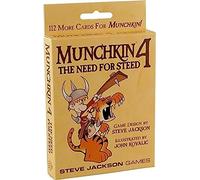 Steve Jackson Games , Munchkin 4: The Need for Steed , Board Game , Ages 10+ , 3-6 Players , 90 Minutes Playing Time
