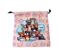 Steve Jackson Games | Munchkin Dice Bag Kittens | Large Drawstring Bag 7” x 7” | Printed Fabric | Holds Over 100 Dice | Includes | Roleplaying Game Dice Bag