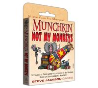 Steve Jackson Games | Munchkin: Not My Monkeys | Espansione di carte con tema scimmie per Munchkin | 3-6 Giocatori | 60-120 Minuti