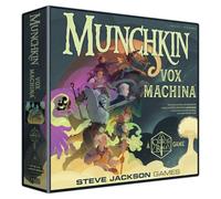 Steve Jackson Games Munchkin Vox Machina gioco di carte, inglese | Gioco Critical Role autonomo per 3-6 giocatori, 60-120 min, 10+, con D20 e tabellone deluxe.