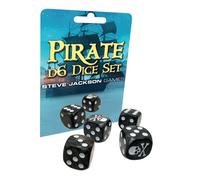 Steve Jackson Games Pirate Dice D6 Set | Custom Dice, DND, RPGs, Tabletop Games, Role-Playing Adventures