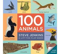 Steve Jenkins 100 Animals Board Book: Lift-the-Flap (Libro di cartone)