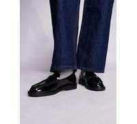 Steve Madden - Addison - Mocassini neri in pelle-Nero 38