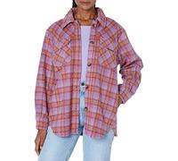 Steve Madden Apparel Brooklyn Shacket, Vintage Viola, S, Viola vintage., Small