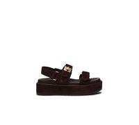 Steve Madden Bigmona Sandals Brown Suede Taglia: 42 | Infradito Outlet | Donna | Marrone