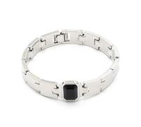 Steve Madden Bracciale a catena da donna con pietre preziose, One Size, Metallo, Nessuna pietra preziosa
