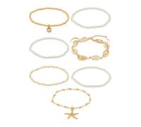 STEVE MADDEN Braccialetto oro / bianco Donna STEVE MADDEN One Size