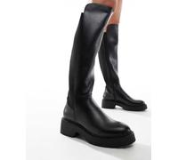 Steve Madden - Callback - Stivali al ginocchio neri stile cavallerizza con suola spessa-Nero 36