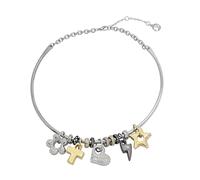 Steve Madden Collana da donna con ciondolo a forma di bavaglino